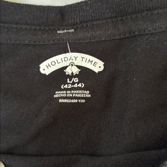 Holiday Time Christmas “Party Animal” Pug Graphic Tee Red Sz L - Picture 4 of 6